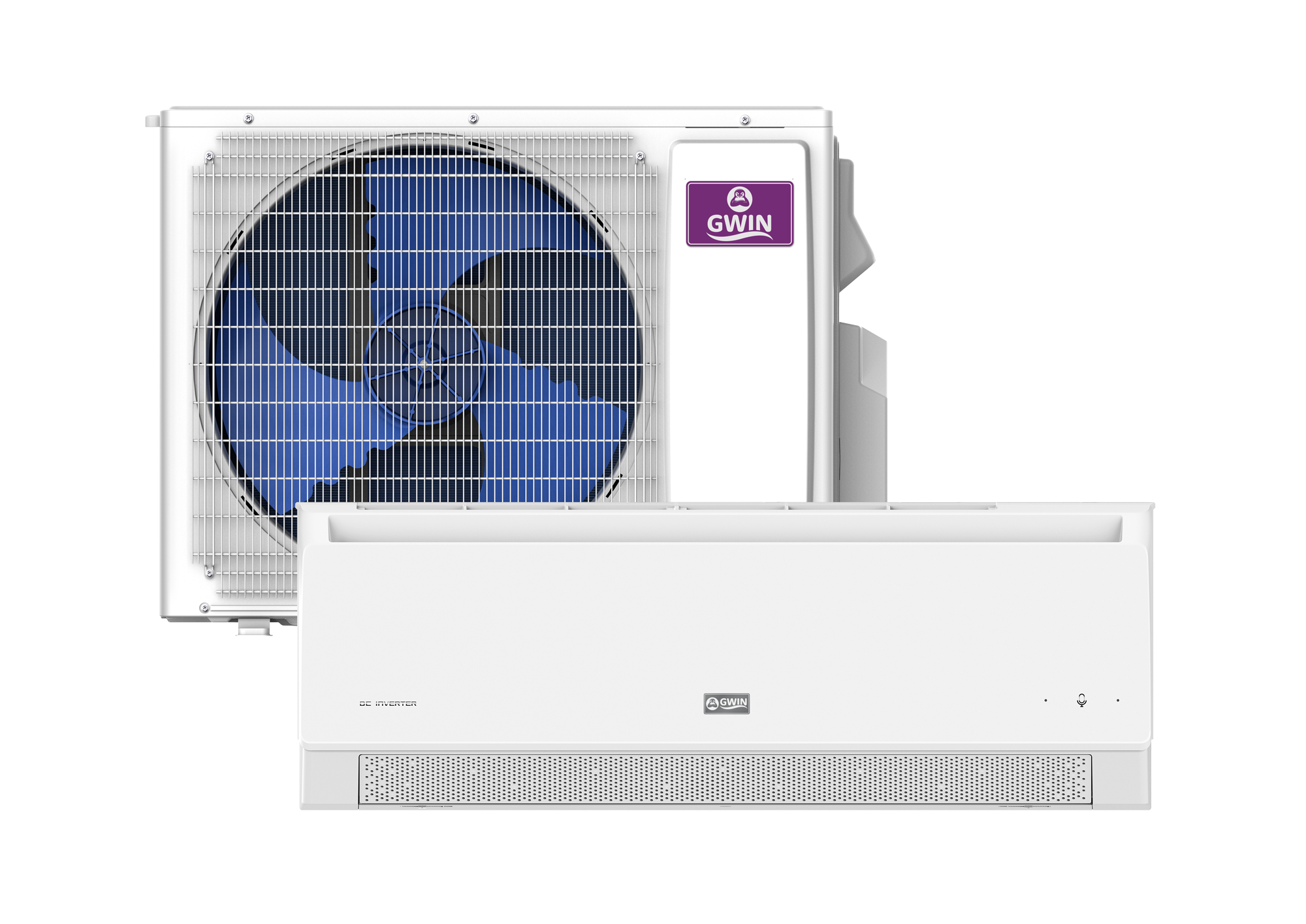 GWIN 24,000 BTU 25 SEER2 230V  Single Zone Ductless Mini-Split Complete System